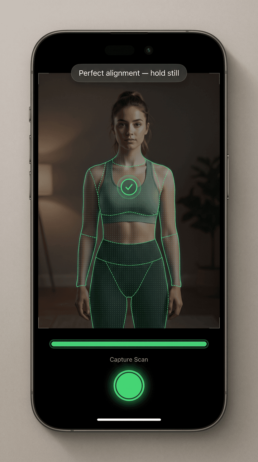 ZeDaq.ai body scan screen